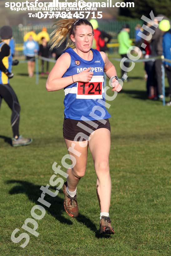 Senior womens 2020 Birtley Cross Country Relay, County Durham.  Photo: David T. Hewitson/Sports for All Pics